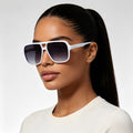 Lunettes de soleil Retro Double-Beam pour hommes