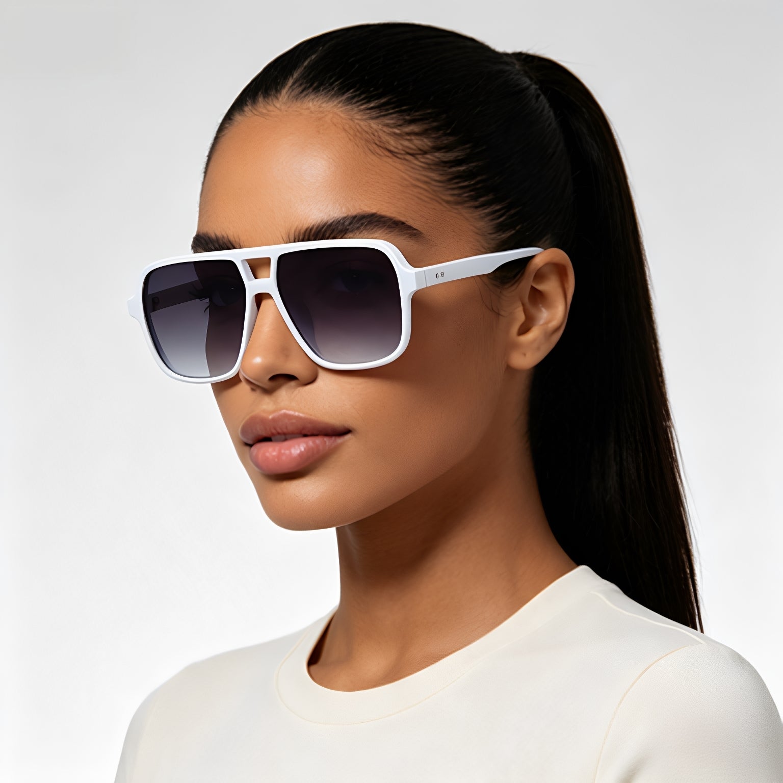 Lunettes de soleil Retro Double-Beam pour hommes