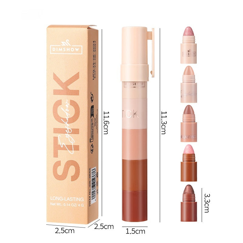 Cinq et cinq sections Stylo Eyeliner paresseux surplombant le visage uni