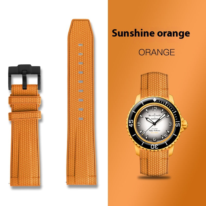 Bracelet de montre de sport en silicone en caoutchouc