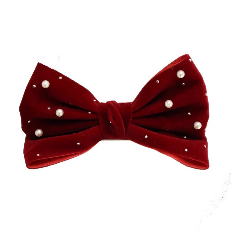 SpringSummer Kids Clip cheveux avec trois dimensions Pearl Big Bow