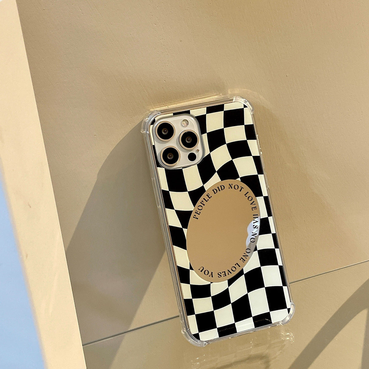 Coque de téléphone miroir Chessboard simple