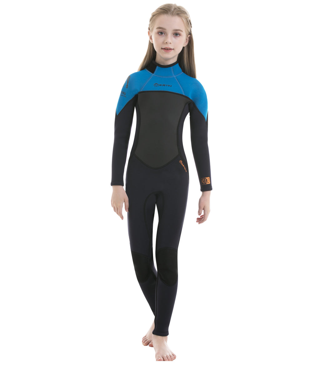 Maillot de bain chaud pour enfants Garçons et filles Un seul vêtement épais