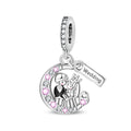 Pendentif romantique et bracelet perlé