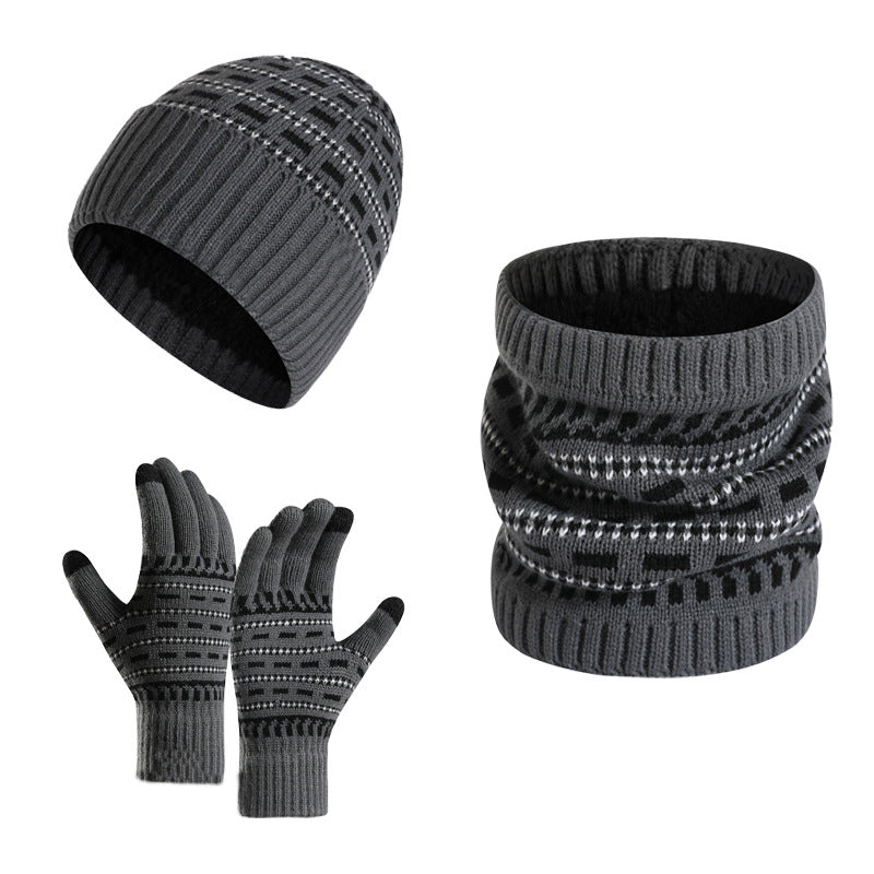 Ensemble de chapeaux casual chaud pour hommes