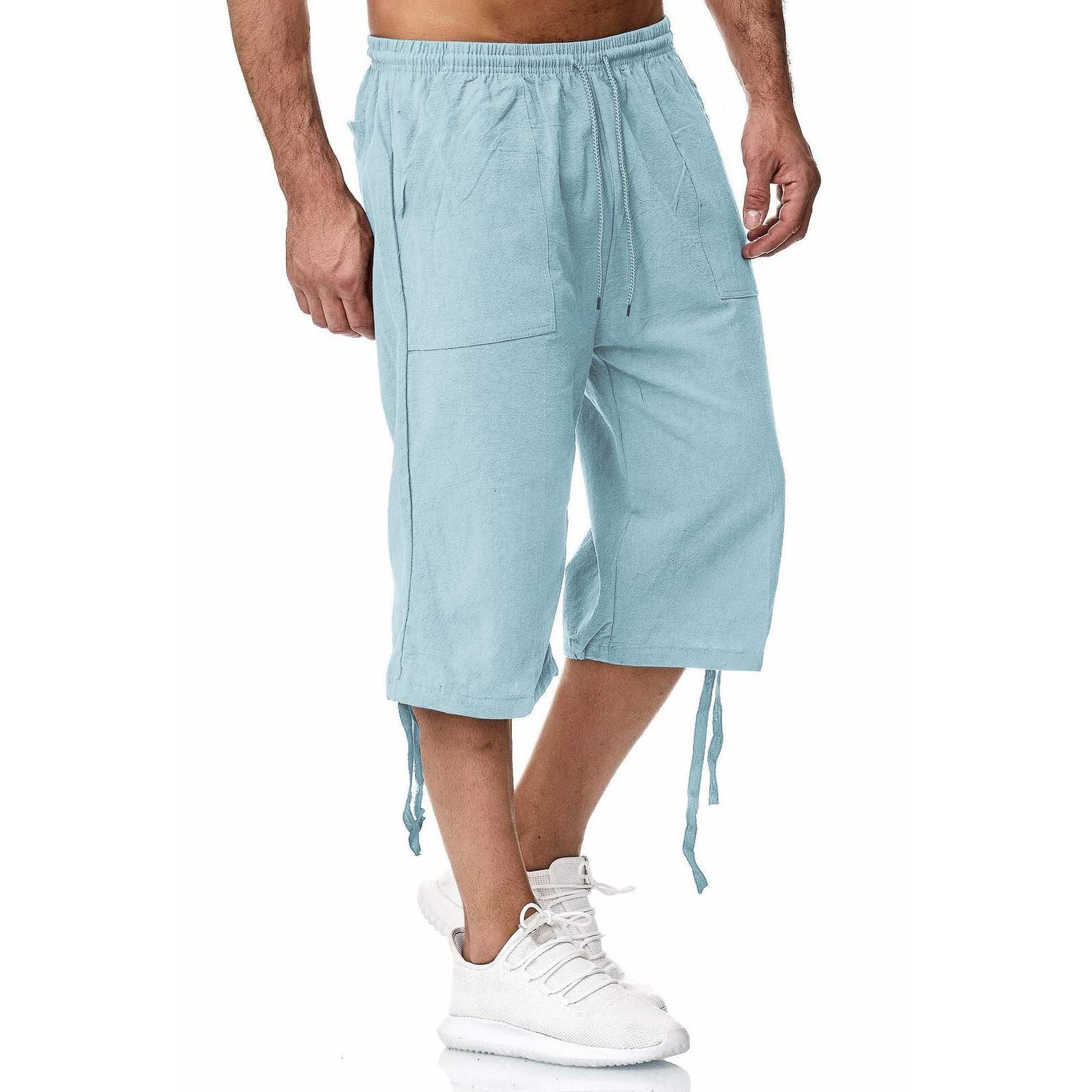 Pantalon de sport casual de coton et de coton d'été Linge de maison croped Casual P
