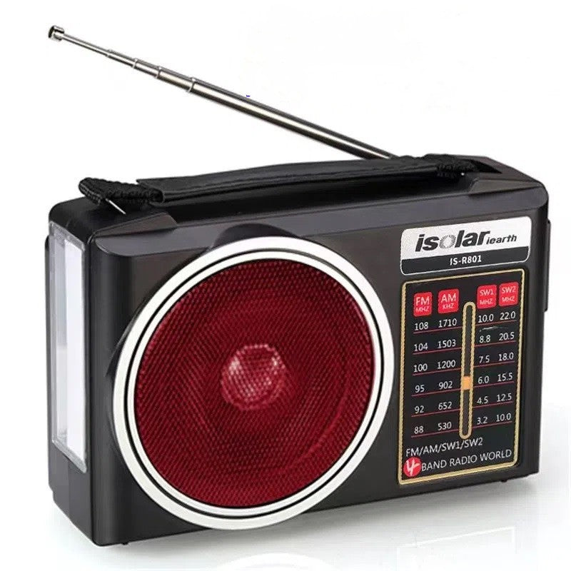 Pleine bande Radio FM AM moyenne onde FM diffusion LED éclairage portable