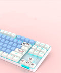 87 Key Rgb Effet de lumière Axis vert Clavier mécanique portable