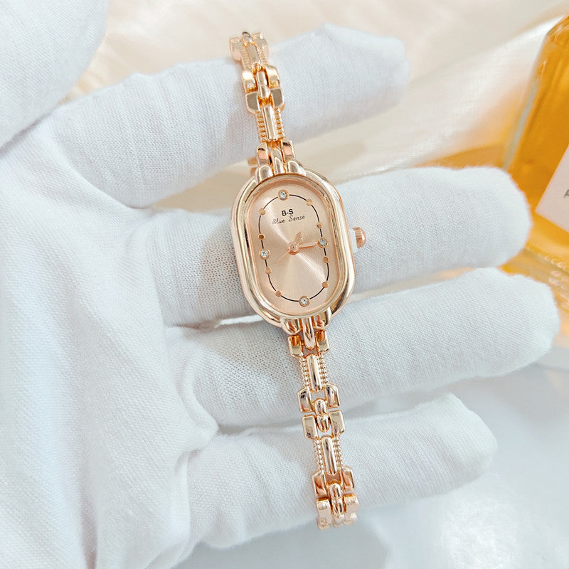 Rétro Luxe Montres Femmes incrustées de diamants