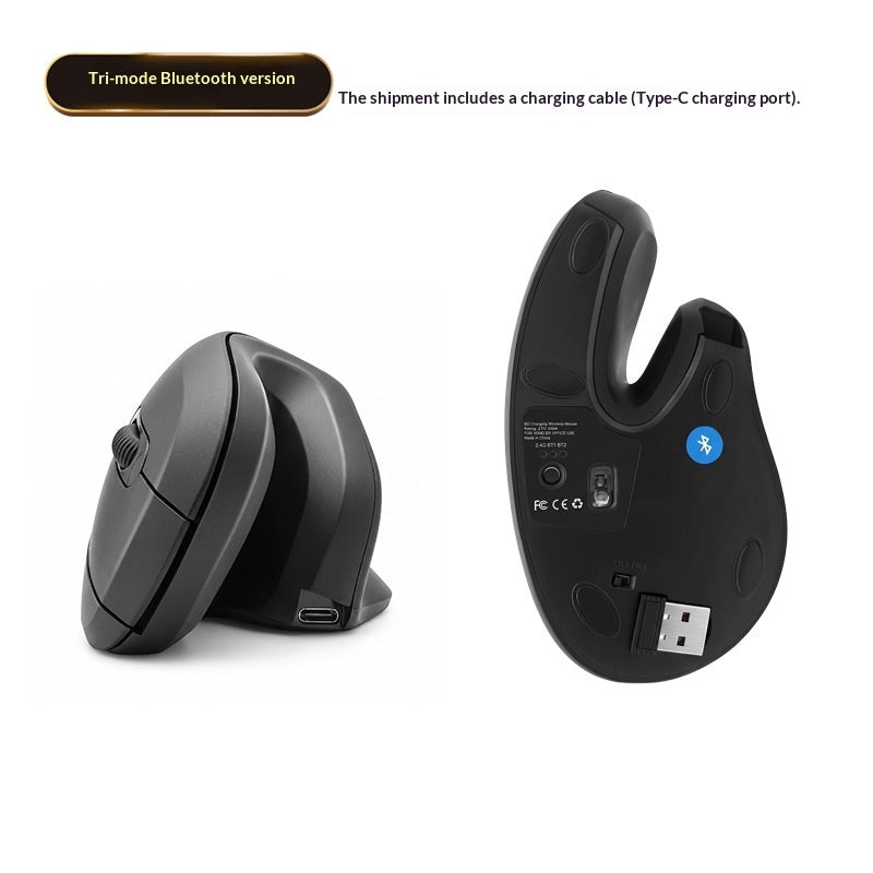 Souris verticale bimode Bluetooth pour ordinateurs portables