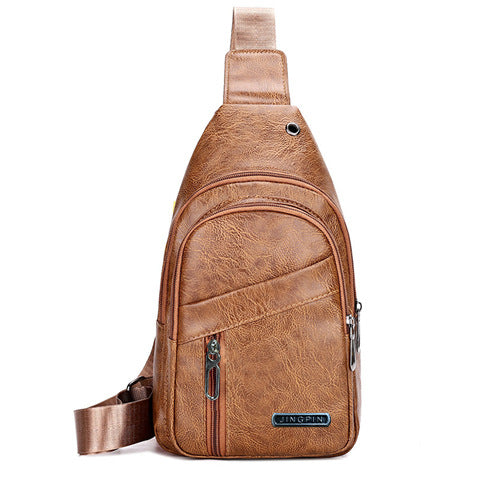 Sac à bandoulière multicouches de grande capacité étanche pour homme