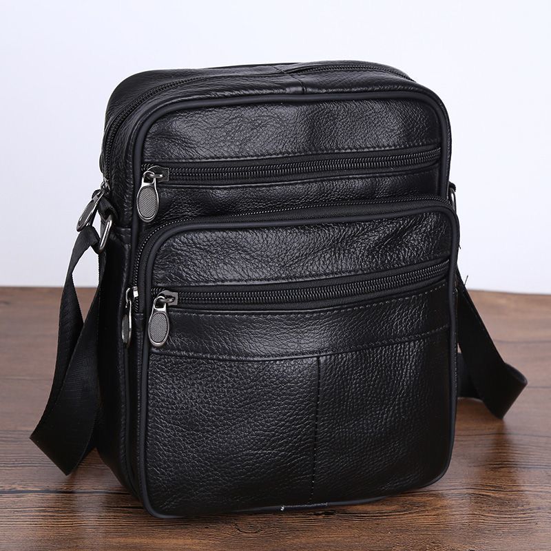 Sac d'épaule en cuir homme Casual et élégant design de corps croisés