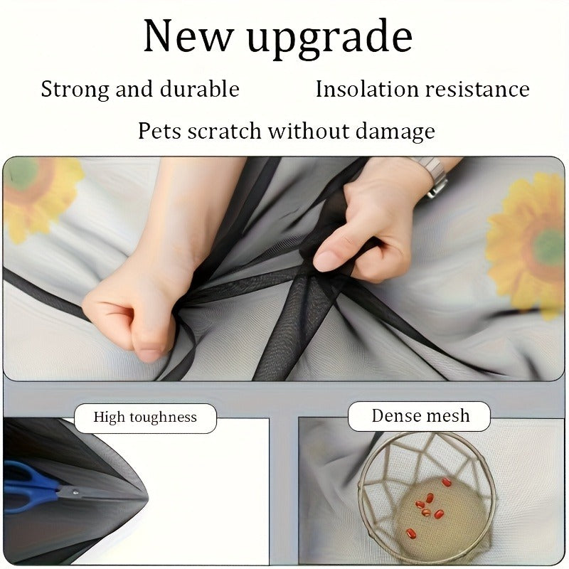Une porte d'écran magnétique à fermeture automatique avec blocs magnétiques puissants pour assurer une
