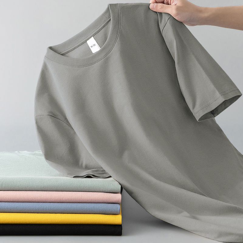 T-shirt à manches courtes pour hommes d'été polyvalent et souple pour les jeunes hommes