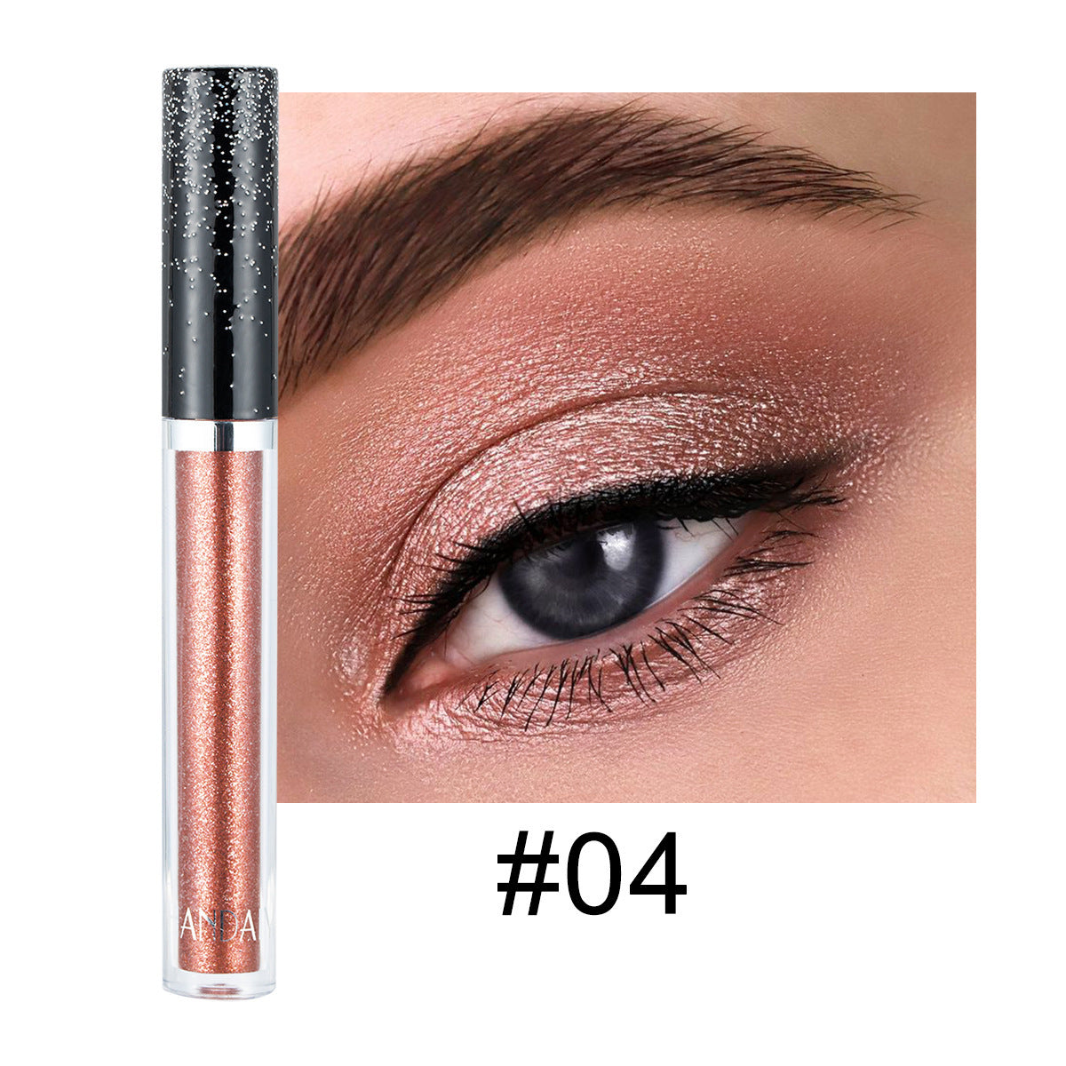 Diamant 12 couleurs Liquid Eye Shadow psychédélique Pearlescent