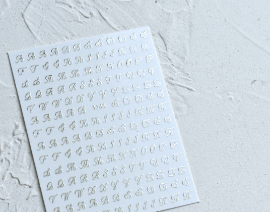 Women's Gilding Nail Care Sticker