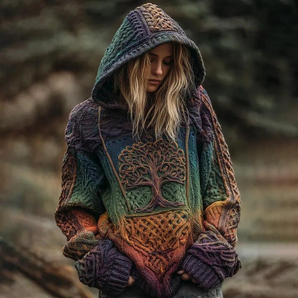 Sweat-shirt à capuche à capuche taille Plus