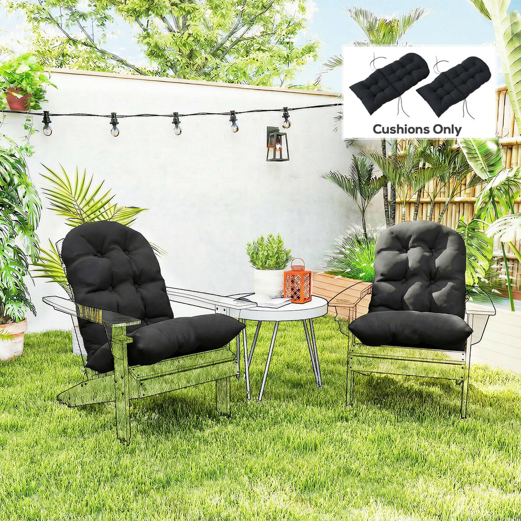 Coussins extérieurs de chaise Adirondack Set de 2