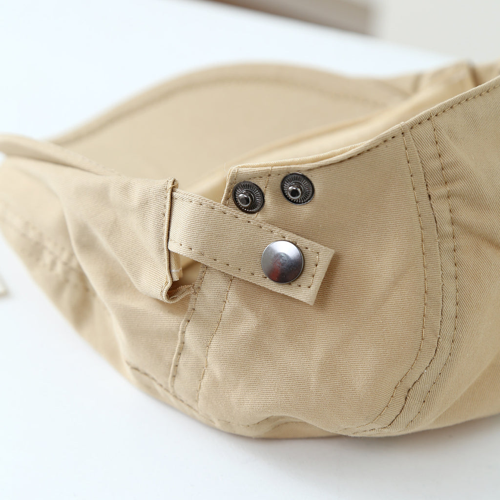 Une seule chance de couleur pour les enfants Mignon petit ours brodé ajustable simple casual Beret F