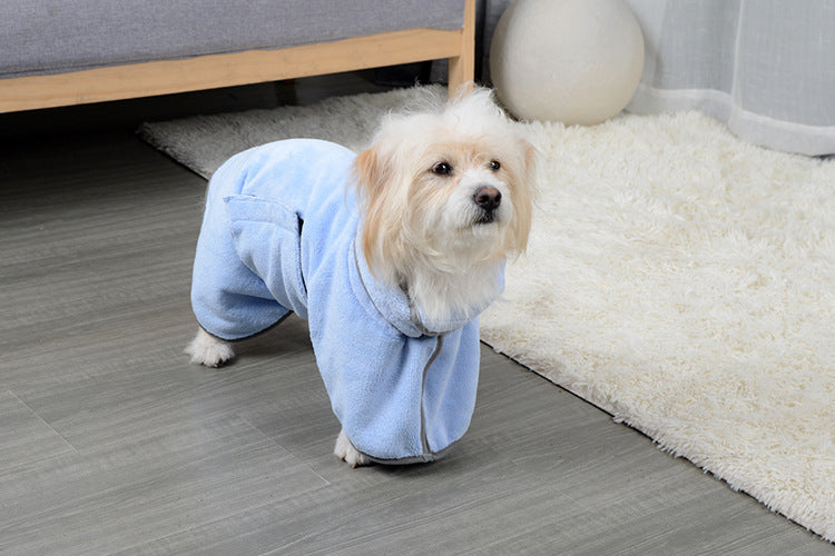 Sèche-linge rapide Serviette de bain absorbante chien peignoir Serviette de bain de chien pour chiens chats microfibre