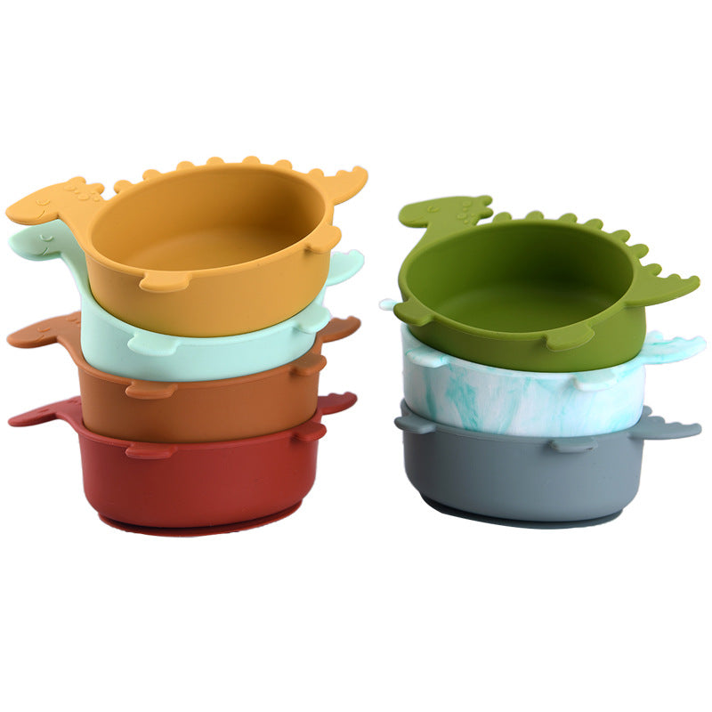 Coupe d'aspiration anti-automne pour enfants Silicone Bowl