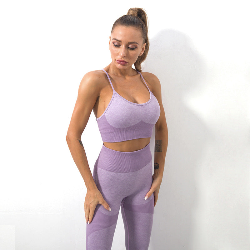 Vêtements de sport sans couture pour femmes Soutien-gorge Yoga
