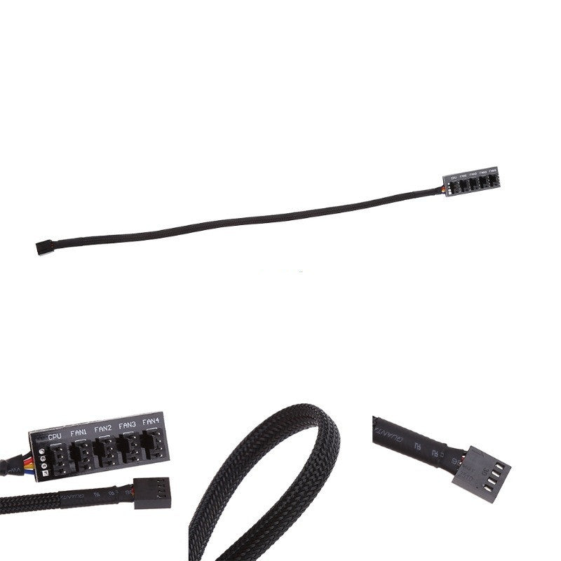 1 à 5 4 broches TX4 PWM CPU Étui de ventilation Splitter cas tressé Power Cab