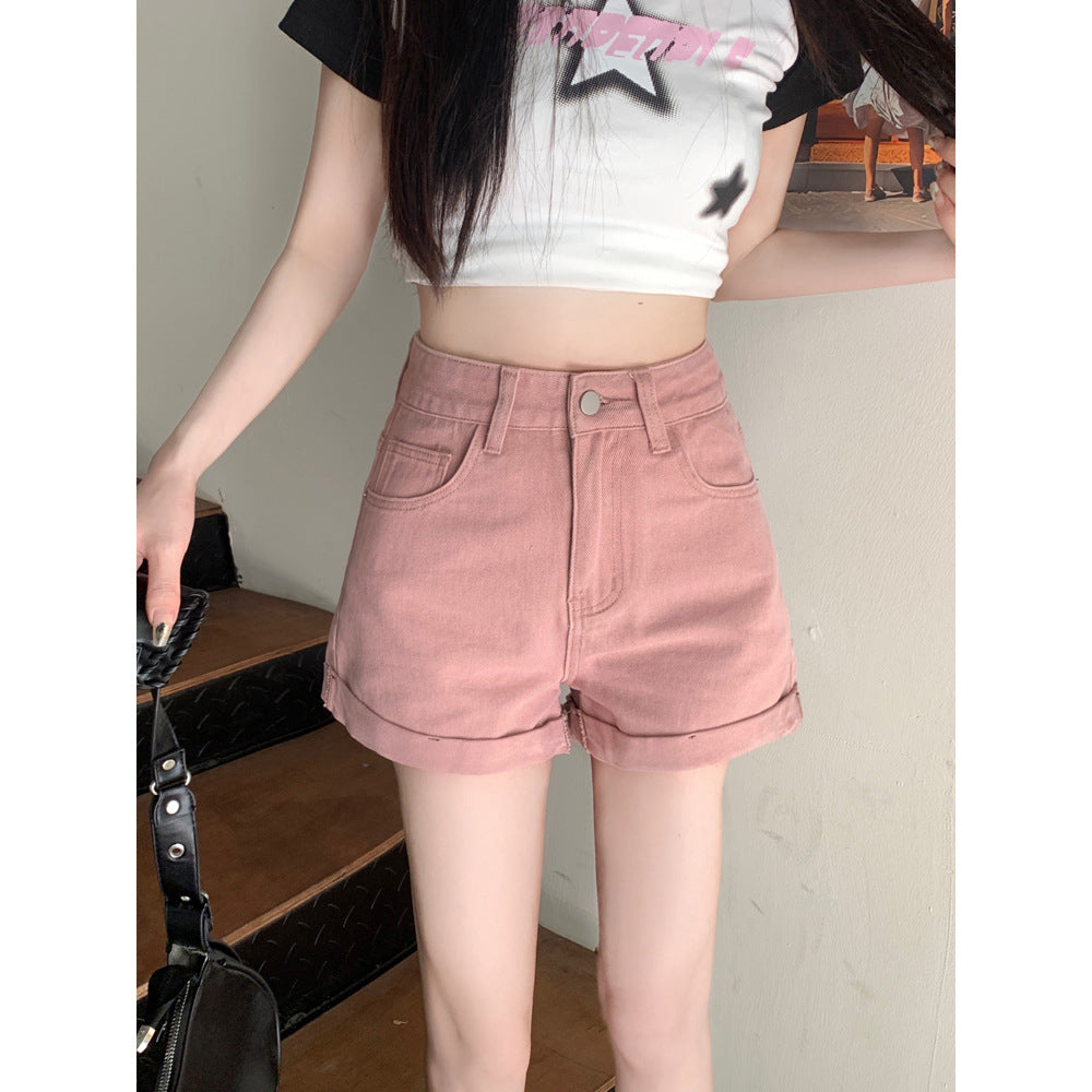 Hong Kong Style Denim Shorts Été des femmes