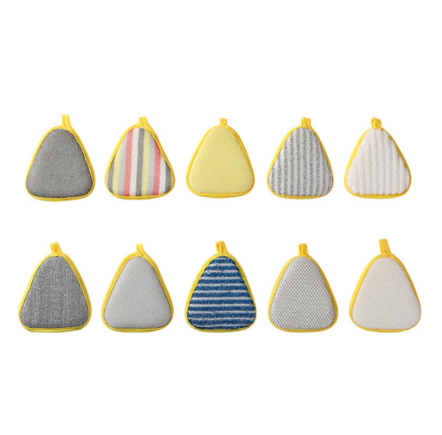 Éponge en forme de fromage essuie-glaces-colore-argent + éponge + bâche anti-adhésive-3 pièces