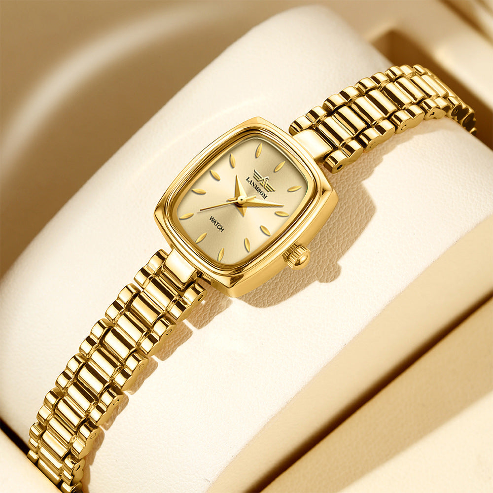 Montre Niche Vintage Petite Gold pour femmes