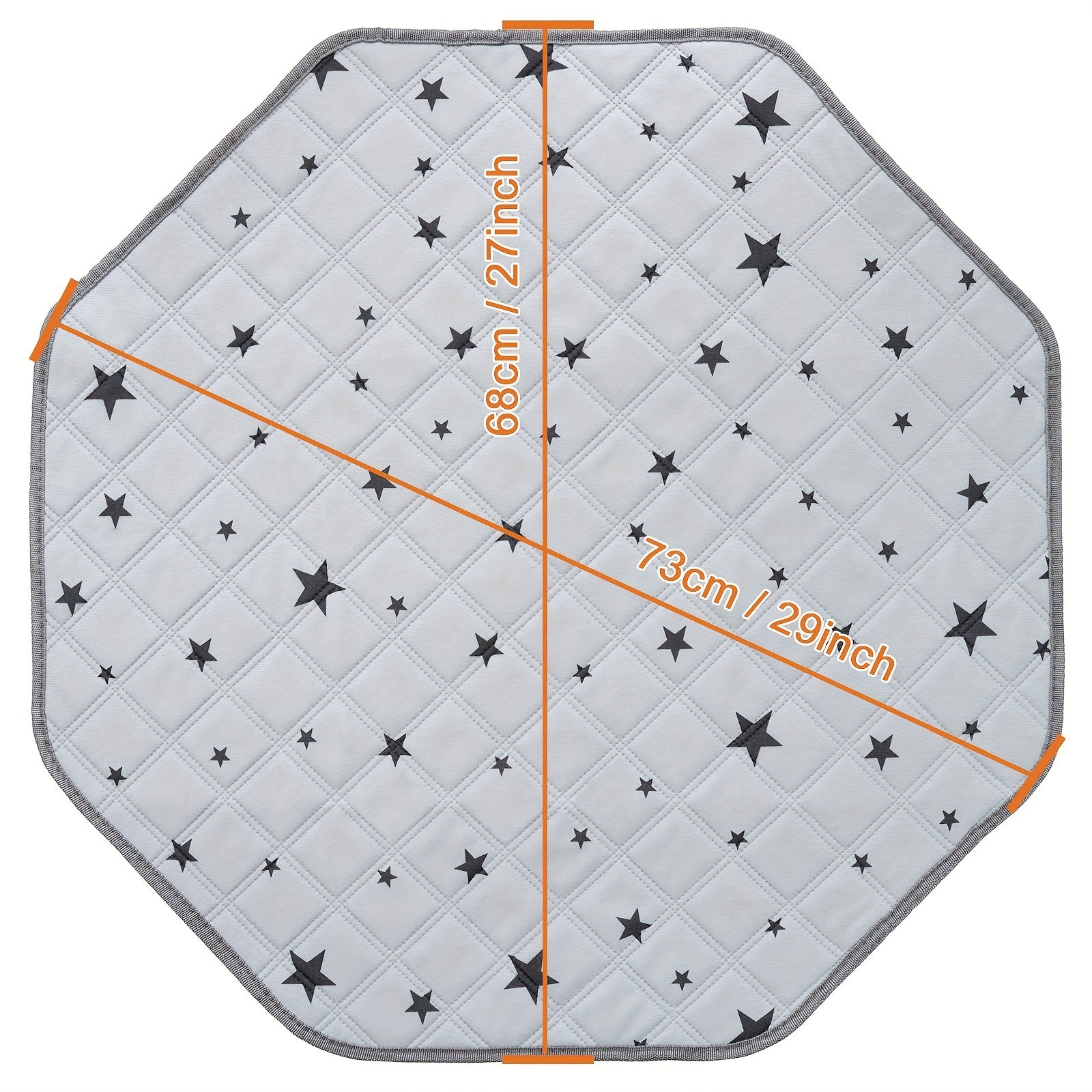 Pad de pot de chien octagonal lavable