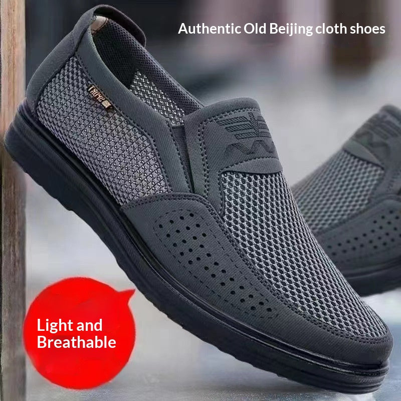 Chaussures antidérapantes en toile respirante pour homme