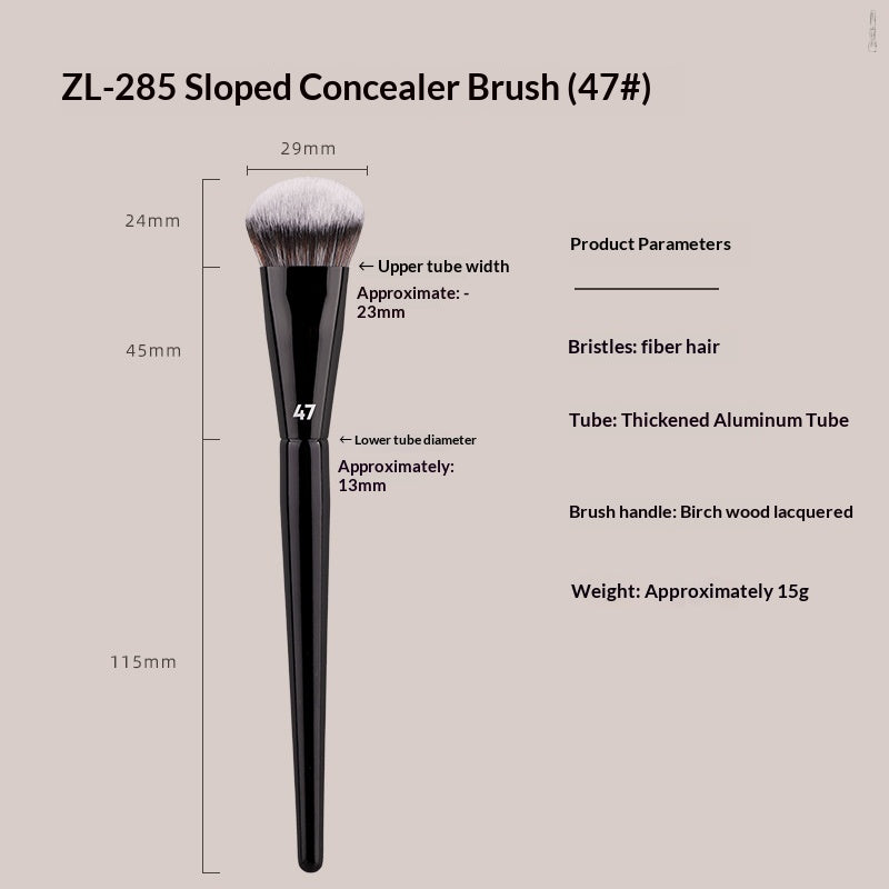 Brosse de maquillage souple et illuminante pour masques sans encombre
