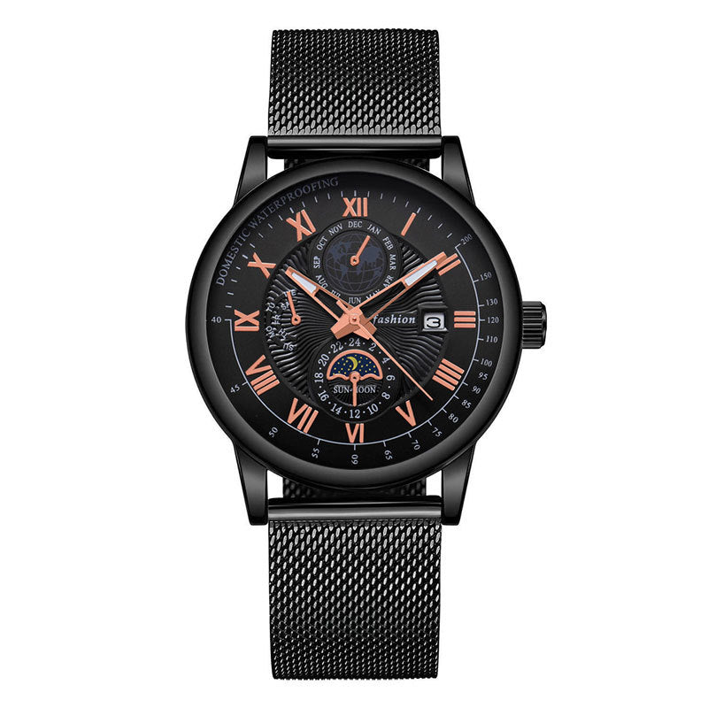 Montres pour hommes Calendrier lumineux non mécanique