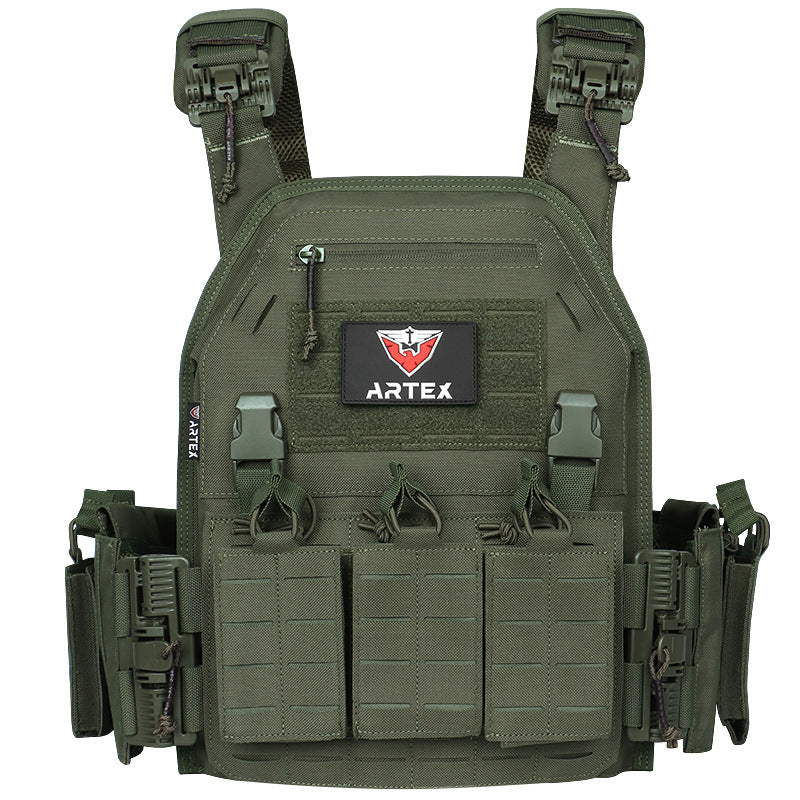 Laser d'éventail militaire multifonctionnel Artex Outdoor Largage rapide Veste tactique 6094 Tactica