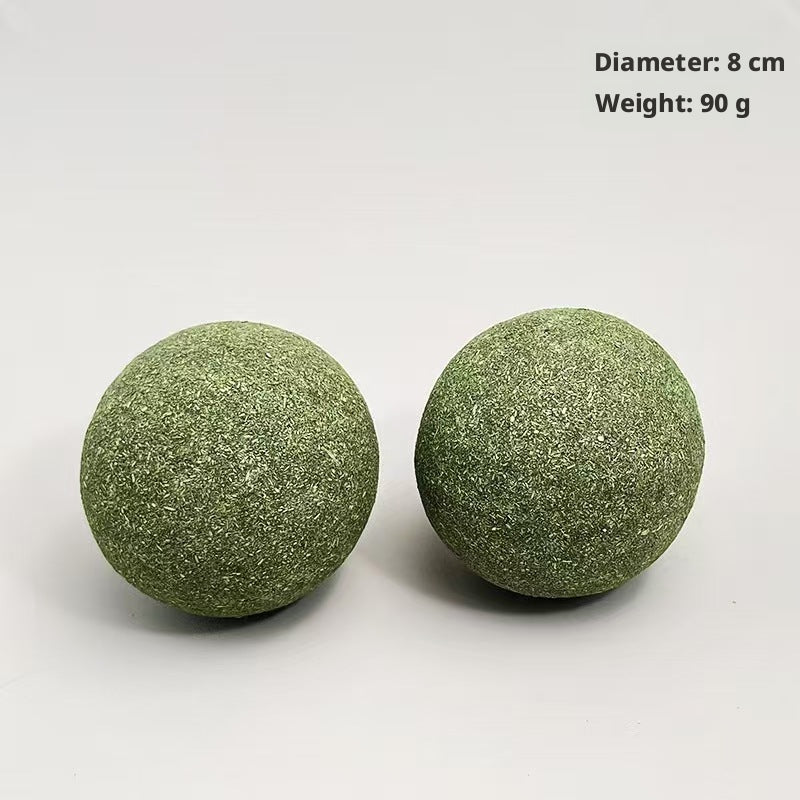 Boule de chat 8cm-vert-1 pièce