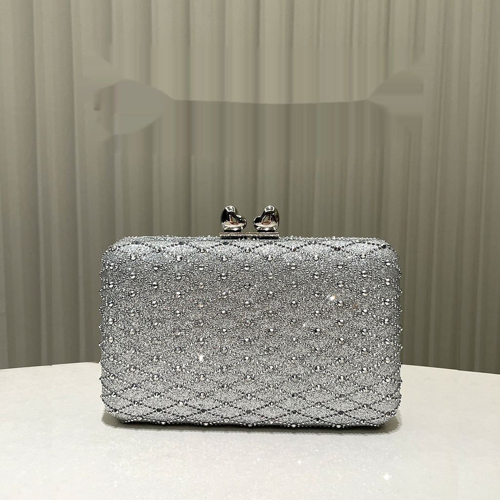 Sac de soirée en strass de luxe pour femmes