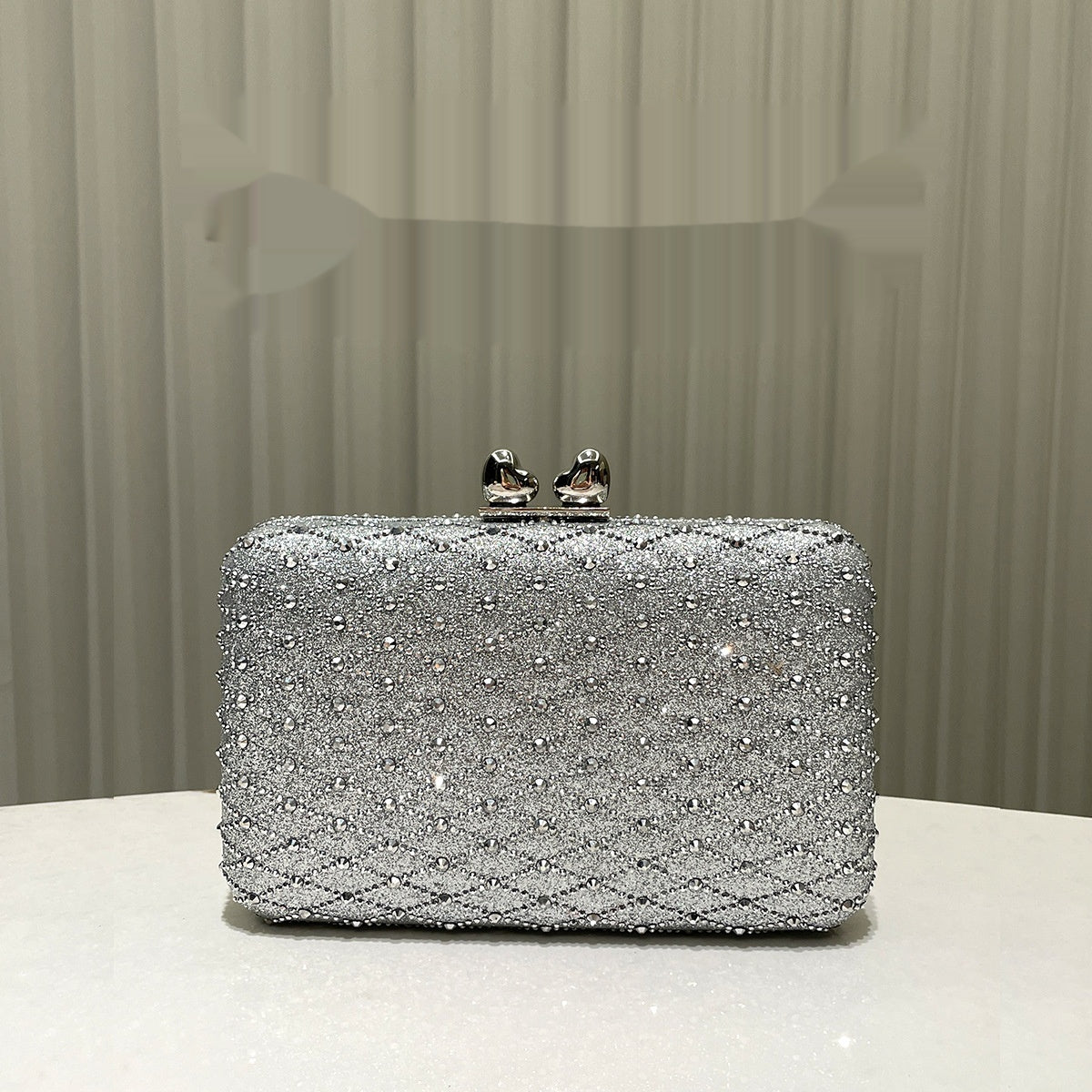 Sac de soirée en strass de luxe pour femmes
