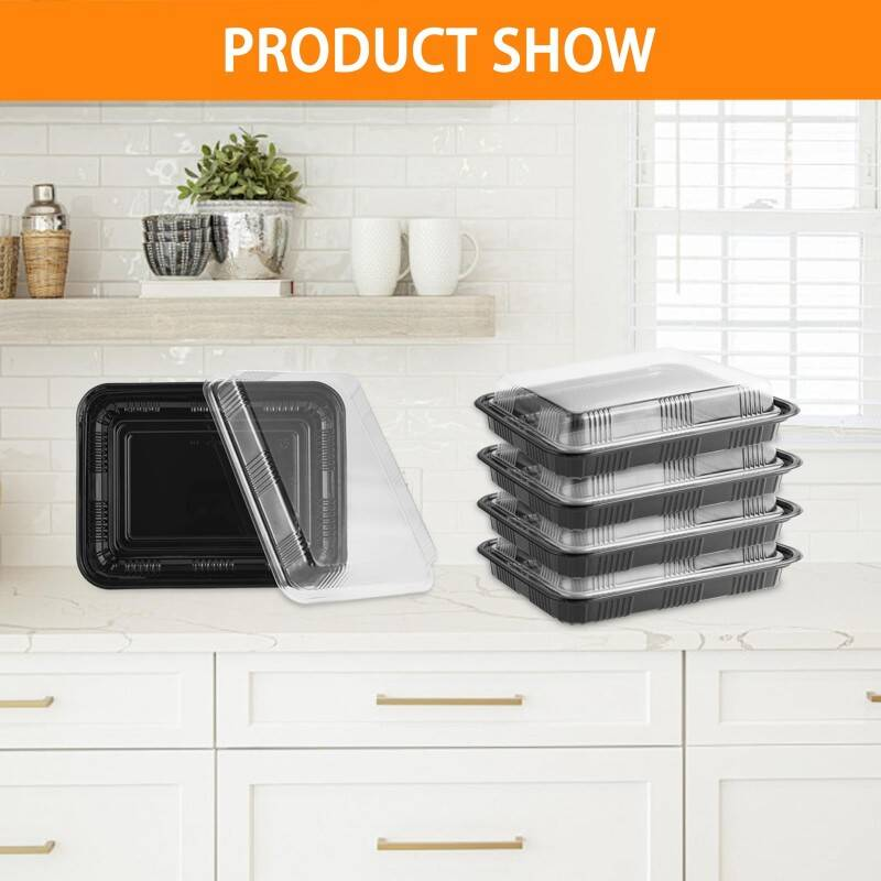 Boîte d'emballage Bacs Buffet avec Lids 10-Pack