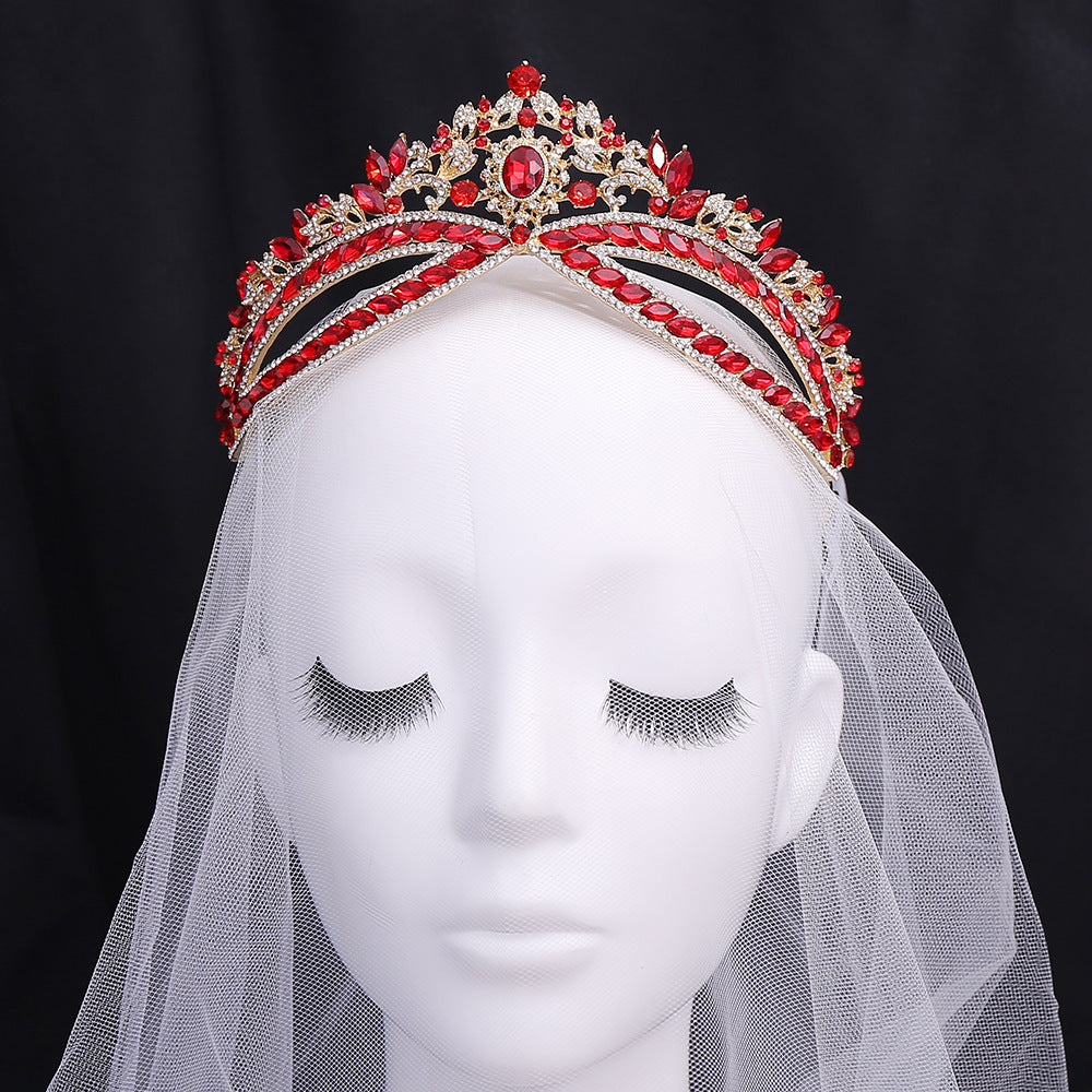 Mariage Crown Headdress Bridal Strass Style de mariage Crown Accessoires