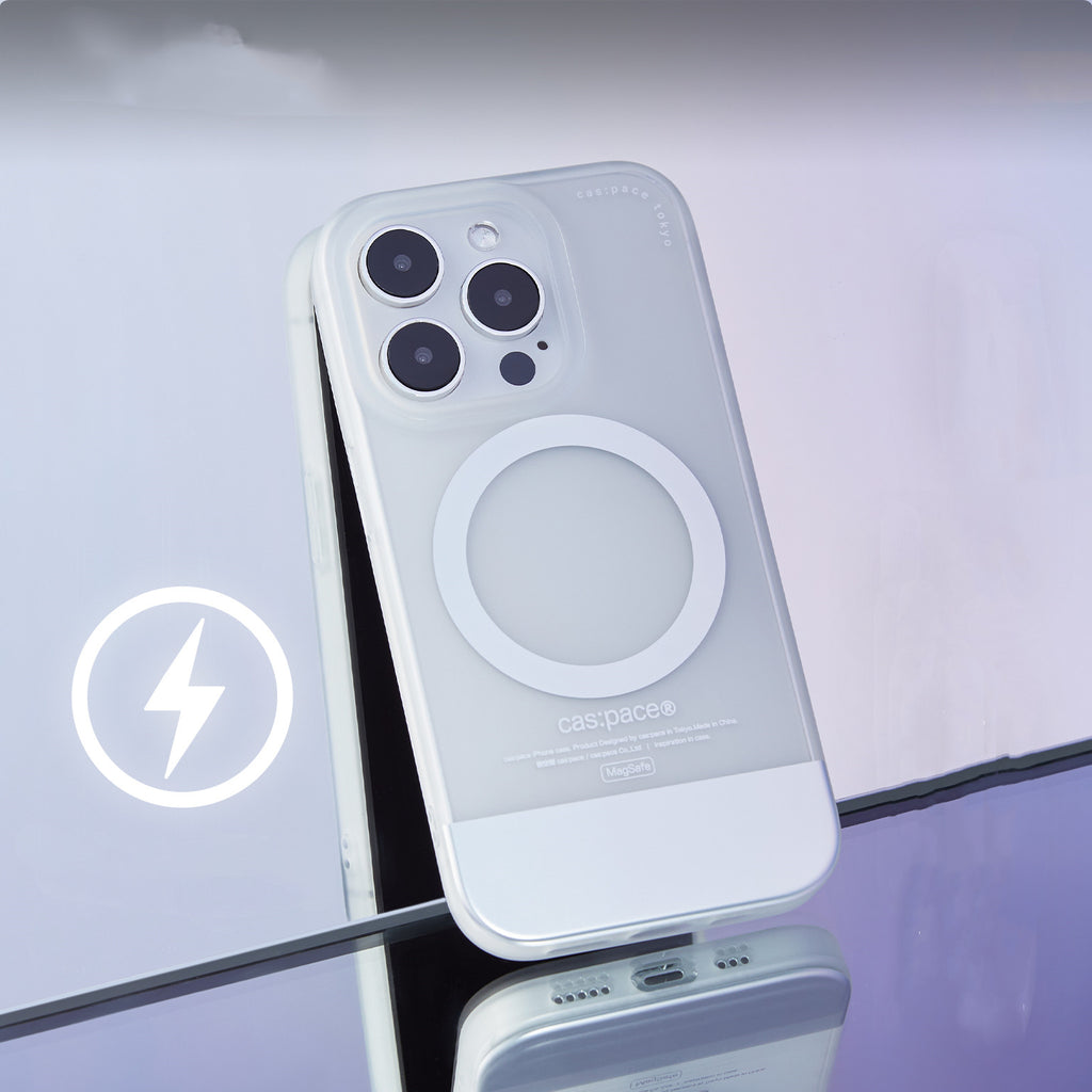 Noir Anneau magnétique Charge Magsafe Cas de téléphone approprié