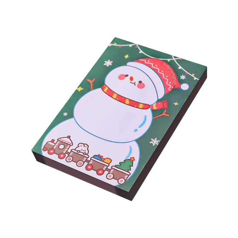 Caricature Noël Sticky Notes Étudiant Papeterie