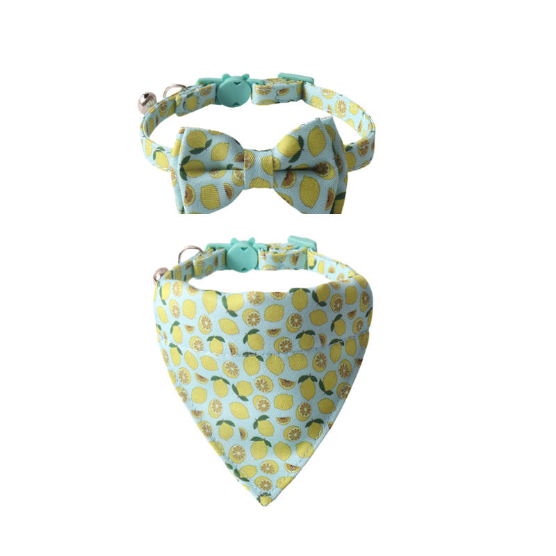 Collier animal série de fruits colorés avec Bell