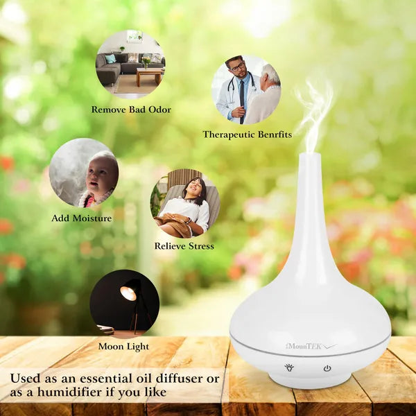 Diffuseur d'huile essentielle d'arôme de 200ml avec lumières colorées