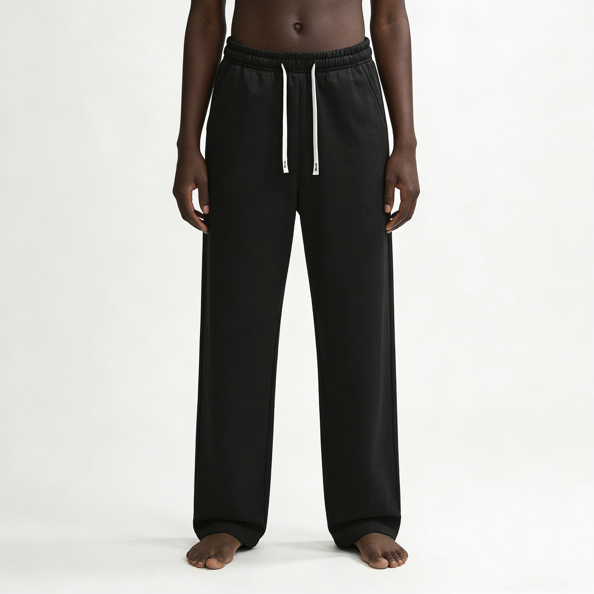 Pantalon de sport décontracté à couleurs solides, confortable et confortable