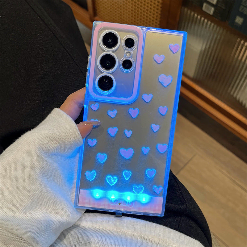 Coffret téléphonique complet en forme de cœur