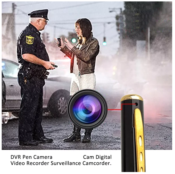 Caméra stylo Cam Mini Hidden Pocket Audio Enregistreur vidéo DVR Security 1080P HD USA