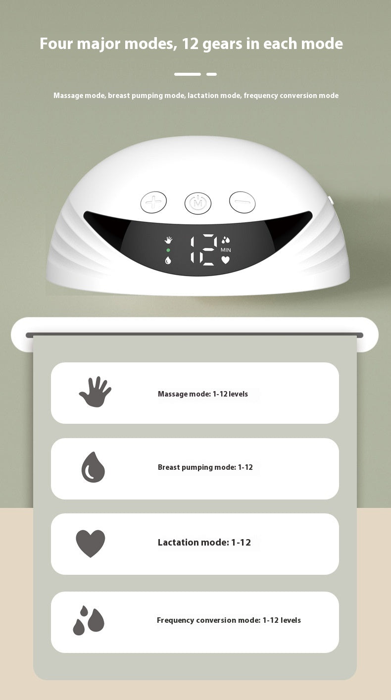 Portable mains sans poitrine électrique Portable Bilatéral Automatique Intégré Lait Claw Piec