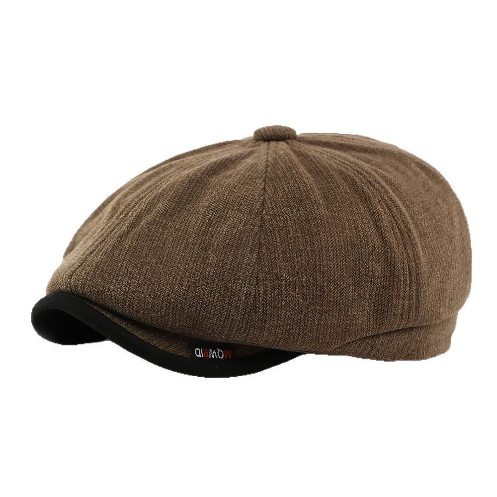 Chapeau Octagonal vintage chaud homme
