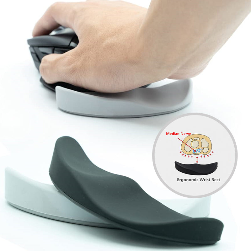 Mouse Ergonomic Wrist Rest Mouse Pads Silicon Gel Non-Slip Streamline Wrist Support M
